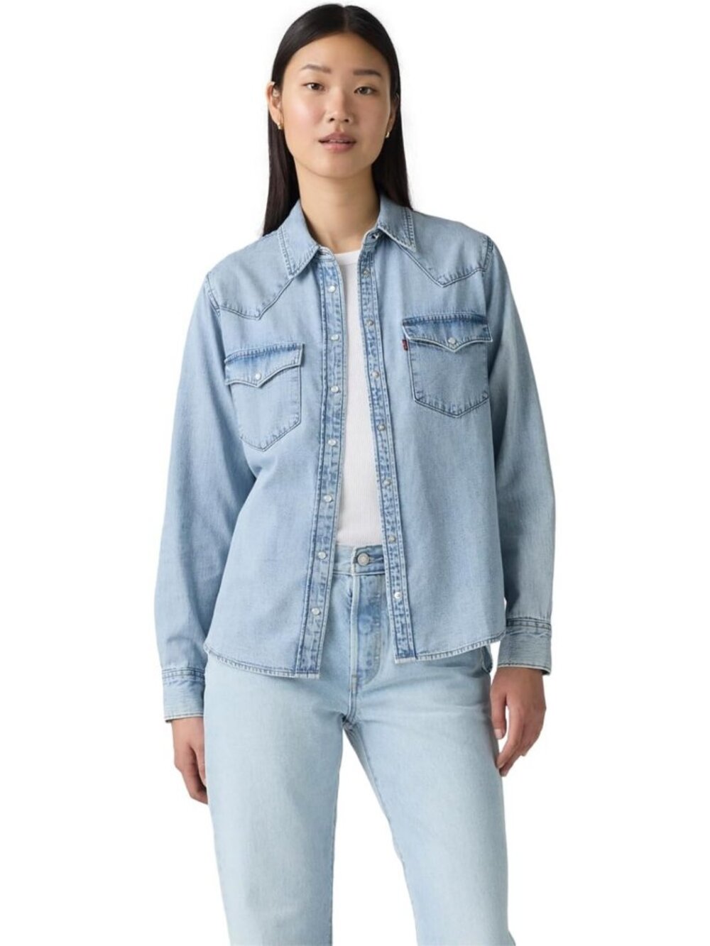 Women's Ultimate Western Shirt - Standard & Plus Sizes, Stylish & Versatile Top